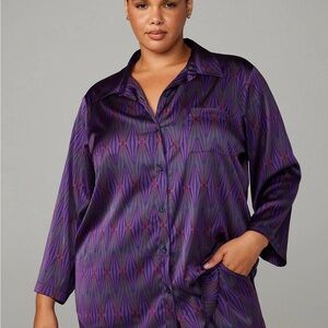 Savage X Fenty Night Star Chaser Satin Pajama Set